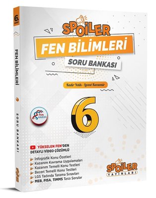 6. Sınıf Fen Bilimleri Spoiler Soru Bankası Spoiler Yayınları