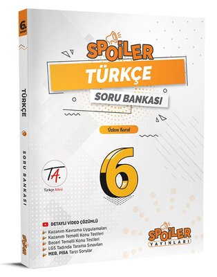 6. Sınıf Türkçe Spoiler Soru Bankası Spoiler Yayınları