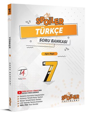 7. Sınıf Türkçe Spoiler Soru Bankası Spoiler Yayınları