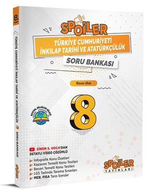 8. Sınıf T.C İnkılap Tarihi ve Atatürkçülük Spoiler Soru Bankası Spoil