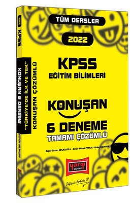 2022 KPSS Eğitim Bilimleri Tüm Dersler Tamamı Çözümlü Konuşan 6 Deneme