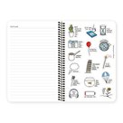 Keskin Color 2023 Hisli Şeyler13 x 195 Haftalık Ajanda Sevinçten Uçuyo