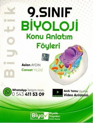 2022 9. Sınıf Biyoloji Konu Anlatım Föyleri Aslan Aydın Biyotik Yayınl