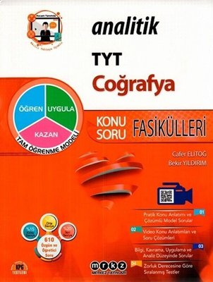 TYT Coğrafya Analitik Konu Soru Fasiküllleri Merkez Yayınları 97860579
