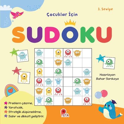 Çocuklar İçin Sudoku - 3.Seviye Peta 9786257232135