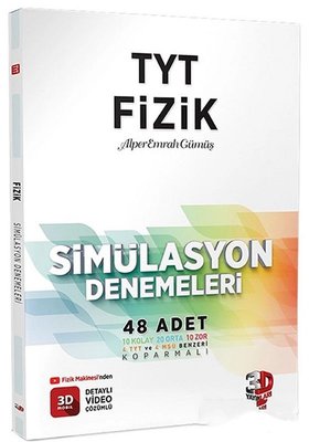 TYT 3D Simulasyon Fizik Denemeleri 3D Yayınları 9786051949819