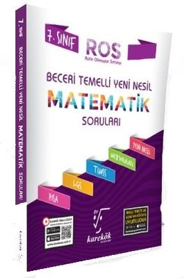 7.Sınıf Beceri Temelli Yeni Nesil Matematik Soruları ROS Karekök Eğiti