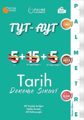 TYT-AYT Tarih 25 Deneme Sınavı - Palmetre Serisi