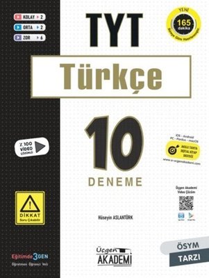 TYT Türkçe 10'lu Deneme Üçgen Akademi 9786257152341