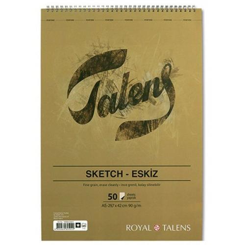 Talens A5 Spiralli Eskiz Blok 50 Yaprak 8699469805008