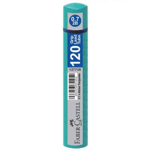 Faber-Castell Grip Min 120li Tüp 2B 60mm Turkuaz 0.7 Uç 6933256651969