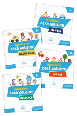 Aktivitelerle Zeka Gelişimi Serisi Seti - 4 Kitap Takım