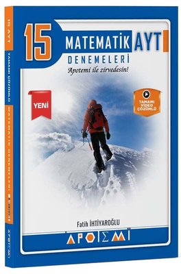 AYT Matematik 15 Çözümlü Deneme Apotemi Yayınları 9786057551573