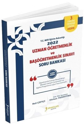 2022 Uzman Öğretmenlik ve Başöğretmenlik Soru Bankası