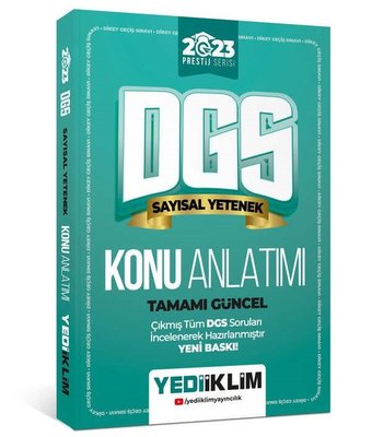 2023 Prestij Serisi DGS Sayısal Yetenek Konu Anlatımı Yediiklim Yayınl