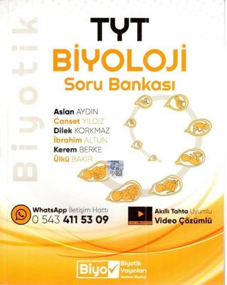 TYT Biyoloji Biyotik Soru Bankası Biyotik Yayınları 9786050644890