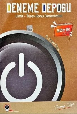 AYT Limit Türev 30x12 Konu Deneme Deneme Deposu 9786057146816