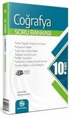 10.Sınıf Coğrafya Soru Bankası Bilgi Sarmal Yayınları 9786258070354