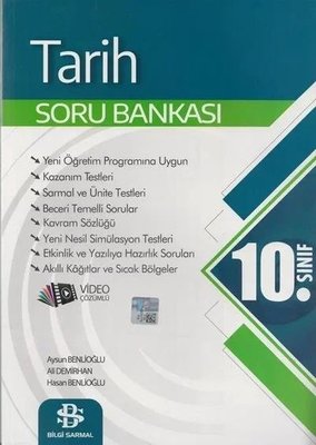 10.Sınıf Tarih Soru Bankası Bilgi Sarmal Yayınları 9786258070316