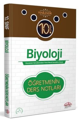10.Sınıf Biyoloji Öğretmenin Ders Notları Editör 9786052803639