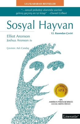 Sosyal Hayvan Elliot Aronson Literatür Yayıncılık 9789750409097