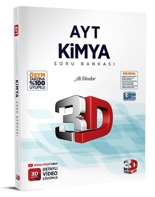 AYT Kimya Soru Bankası 3D Yayınları 9786051949567