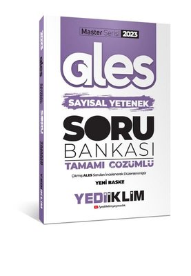 2023 Master Serisi Ales Sayısal Yetenek Tamamı Çözümlü Soru Bankası Ye