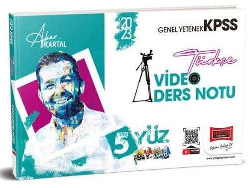 2023 KPSS 5Yüz Türkçe Video Ders Notları Aker Kartal Yargı Yayınları 9