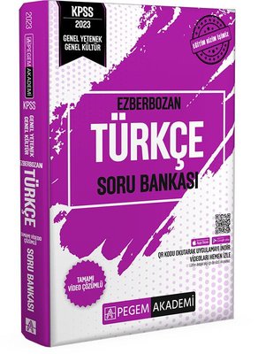 2023 Ezberbozan KPSS Genel Yetenek Genel Kültür Türkçe Soru Bankası Pe