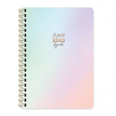 Keskin Color 2023 A5 Spiralli Sert Kapak Haftalık Ajanda - Peritozu 86