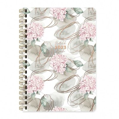 Keskin Color 2023 A5 Spiralli Sert Kapak Haftalık Ajanda - Ortanca 869