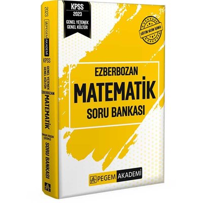 2023 Ezberbozan KPSS Genel Yetenek Genel Kültür Matematik Soru Bankası