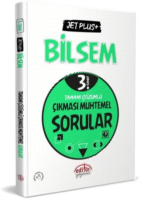 3. Sınıf BİLSEM Hazırlık Jet Plus Çıkması Muhtemel Sorular Editör Yayı