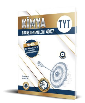 2023 TYT Kimya 40 x 7 Branş Deneme Bilgi Sarmal Yayınları 978625807070