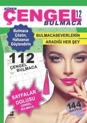 Süper Çengel Bulmaca - 12 Olimpos Yayınları 9786258043969