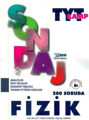 TYT Fizik Pro 200 Soruda Sondaj Kamp Yayın Denizi Yayınları 9786051974
