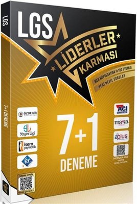 8.Sınıf LGS Tüm Dersler 7+1 Deneme Liderler Karması 9786057276520