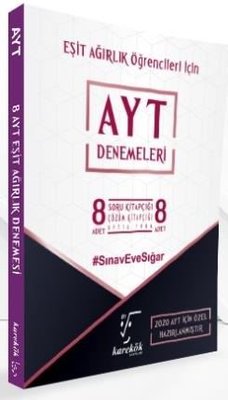 2023 AYT Eşit Ağırlık Özel 8'li Paket Deneme Karekök Eğitim Yayın 9786