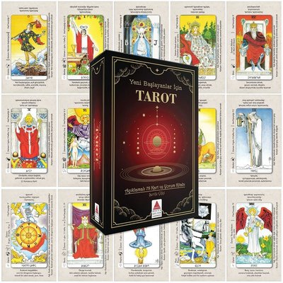 Yeni Başlayanlar için Tarot - Açıklamalı 78 Kart ve Yorum Kitabı Şerif