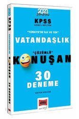 2023 KPSS Genel Kültür Konuşan Vatandaşlık 30 Deneme Yargı Yayınları 9