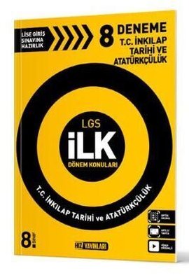 8.Sınıf LGS 1.Dönem T.C İnkılap Tarihi ve Atatürkçülük 8 Deneme Hız Ya