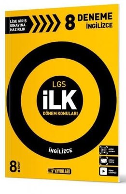 8.Sınıf LGS 1.Dönem İngilizce 8 Deneme Hız Yayınları 9786256950160