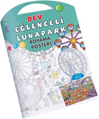 Dev Eğlenceli Lunapark - Boyama Posteri 0-6 Yaş Yayınları 978625817944