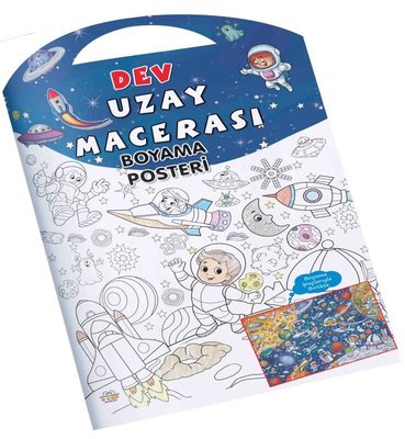 Dev Uzay Macerası - Boyama Posteri 0-6 Yaş Yayınları 9786258179385
