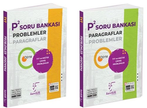 TYT P2 Soru Bankası - Paragraflar & Problemler Karekök Yayın 978625841