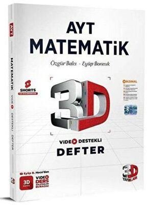AYT Matematik Video Destekli Defter 3D Yayınları 9786259906096