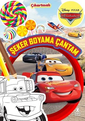 Disney Pixar Arabalar - Şeker Boyama Çantam - Çıkartmalı Doğan Çocuk 9
