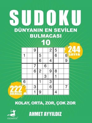 Sudoku - Dünyanın En Sevilen Bulmacası 10 Olimpos Yayınları 9786256411