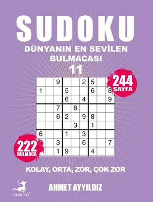 Sudoku - Dünyanın En Sevilen Bulmacası 11 Olimpos Yayınları 9786256411