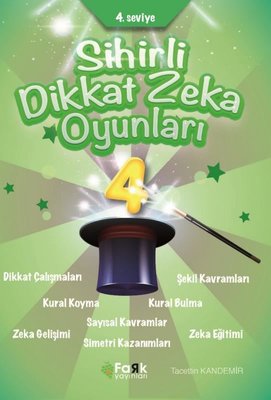Sihirli Dikkat Zeka Oyunları 4. Seviye Tacettin Kandemir Fark Yayınları 9786057676481